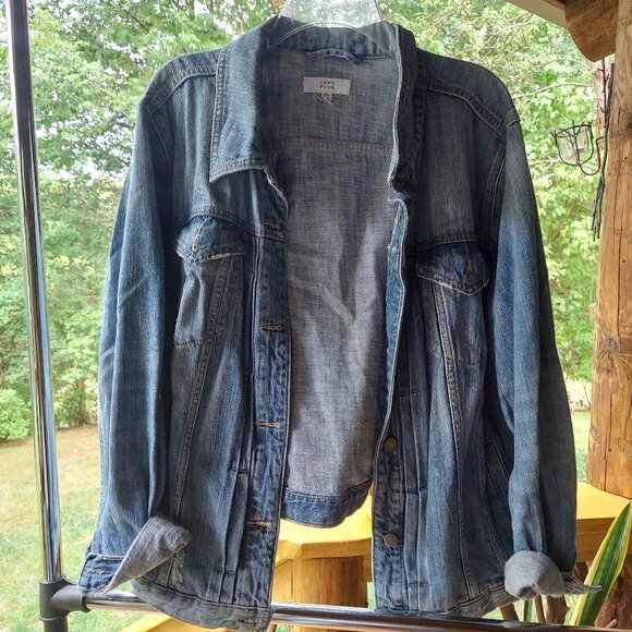 Denim Jacket Women's Size 22 Loft Plus - Picture 1 of 2